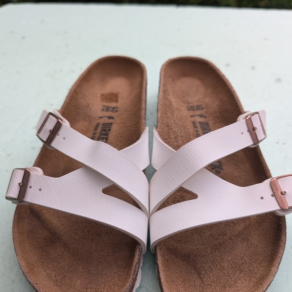 Birkenstock White Sandals with Adjustable Straps - Picture 8 of 17